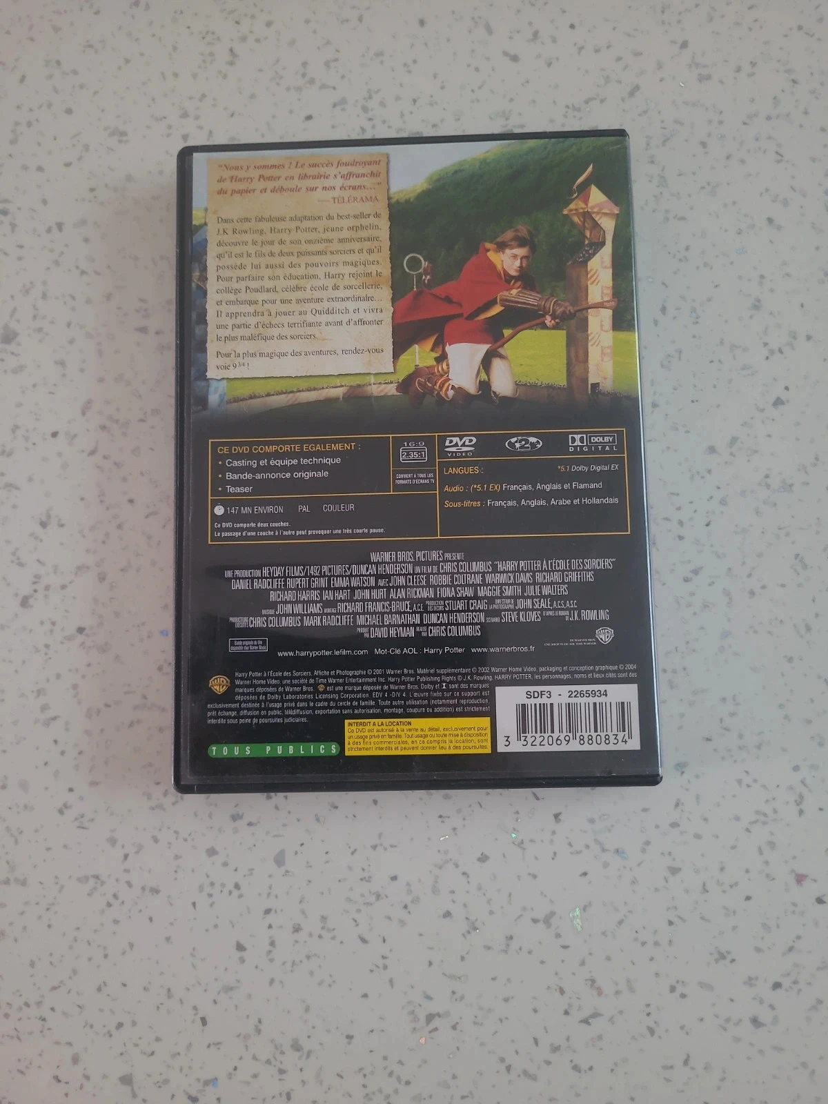 DVD Harry Potter y la piedra filosofal – photo 2